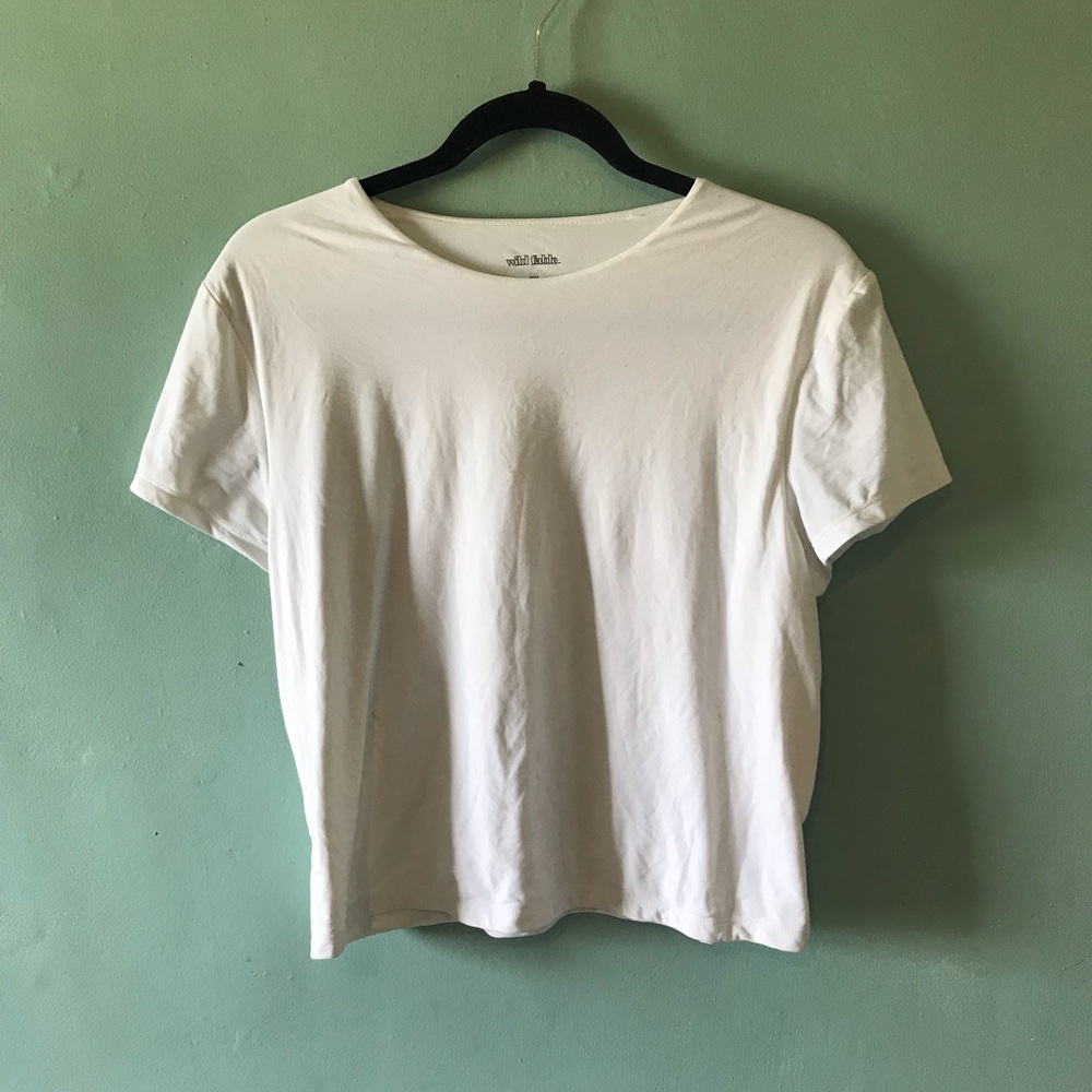 wild fable White Short Sleeve Tee